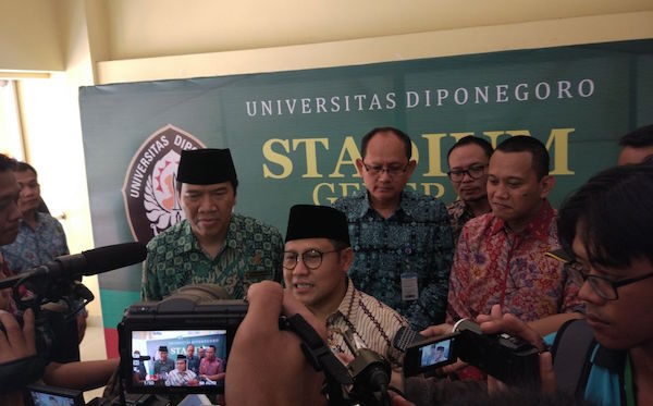 Cak Imin Bedah Islam dan Politik di Universitas Diponegoro