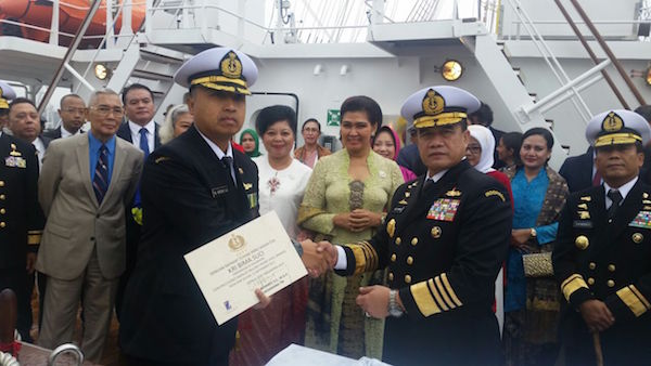 Kasal Resmikan Kapal Layar Latih Pengganti KRI Dewaruci
