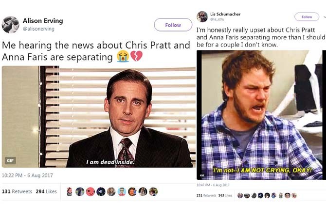 Chris Pratt Cerai, Begini Ungkapan Kesedihan Netizen