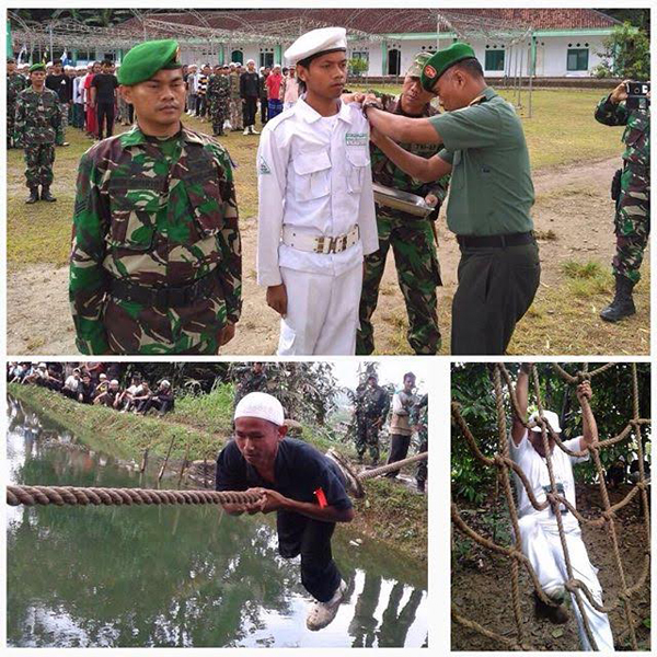 FPI dan TNI Latihan ala Militer di Banten
