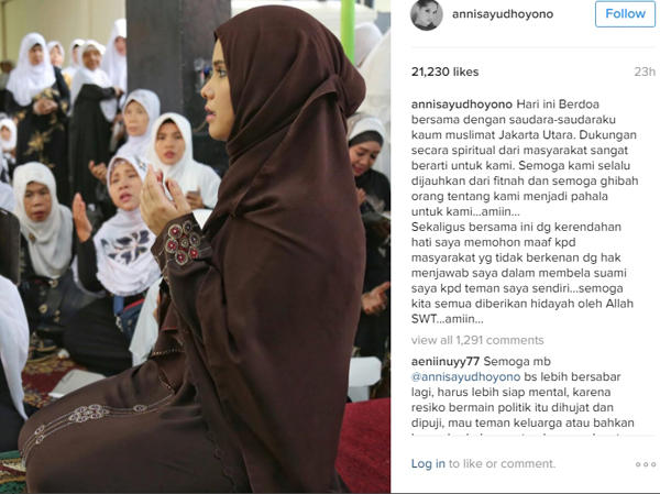 Annisa Yudhoyono pun Mohon Maaf