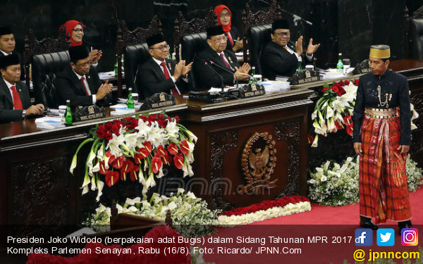 Jokowi-JK Tampil Beda di Sidang Tahunan MPR