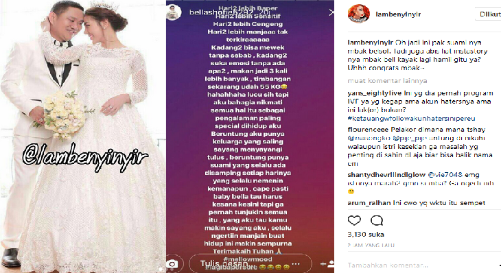 Hmm..Ini Suami Baru Bella Shofie?