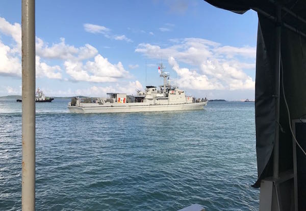 Gelar Latihan Bilateral, Tiga Kapal Perang TNI AL Tiba di Singapura