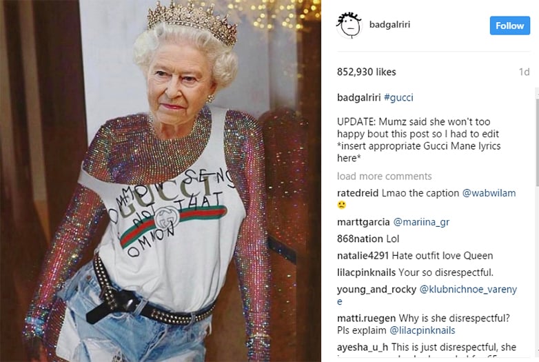 Edit Foto Ratu Inggris, Rihanna Dianggap Kurang Ajar
