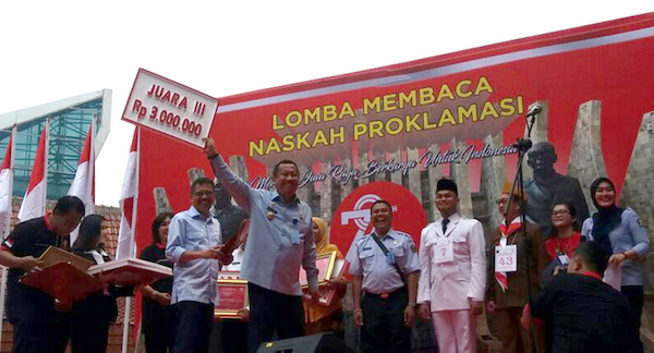 Bambang Rantam Juarai Lomba Baca Proklamasi Kategori Pimpinan Tinggi Kemenkumham