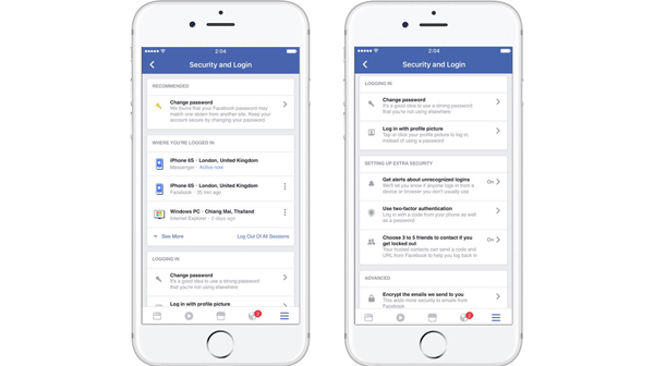 Facebook Mendesain Ulang Halaman Pengaturan Keamanan