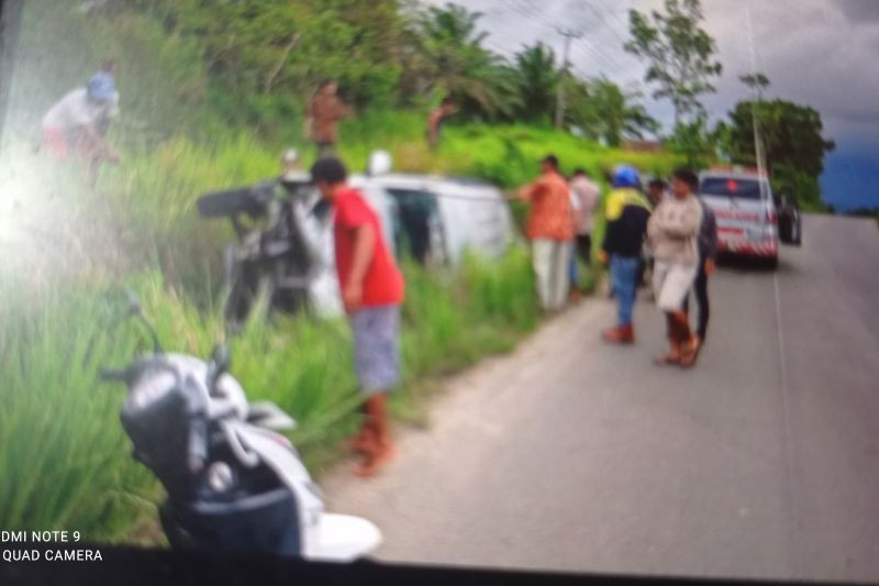 Polres Lebak telah menetapkan SA, sopir mobil Toyota Avanza yang terlibat kecelakaan maut hingga menewaskan tiga orang, di Jalan Raya Gunung Kencana - Cileles. Foto: ANTARA