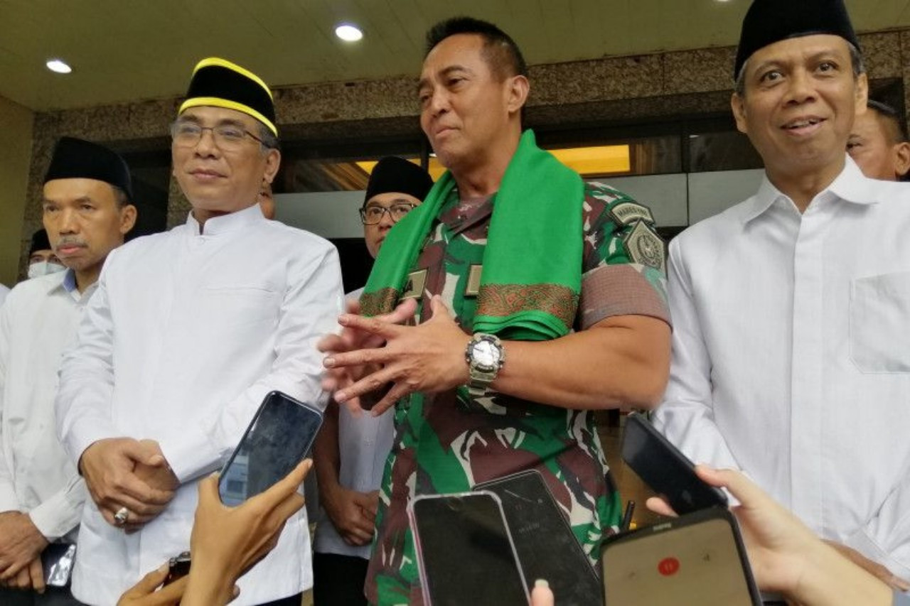 Jenderal Andika Perkasa Sowan ke Gus Yahya, Bahas Apa? - JPNN.com