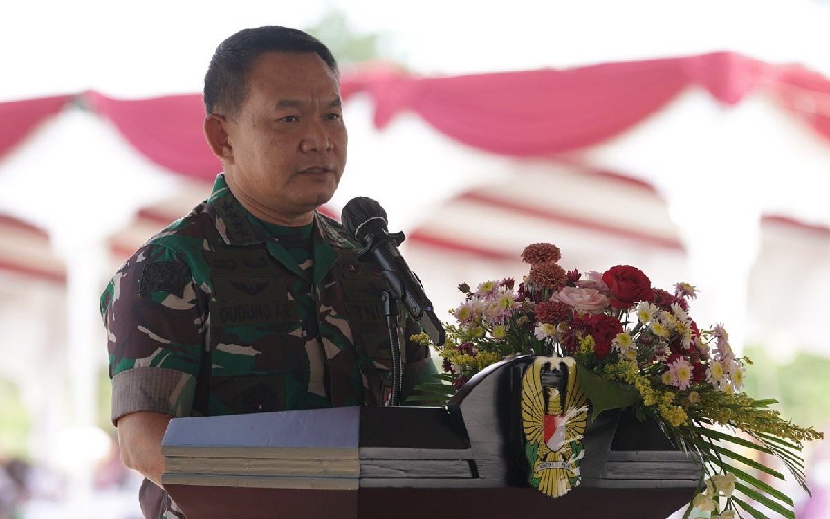 Kepala Staf Angkatan Darat (KSAD) Jenderal Dudung Abdurachman. Foto: Diskominfo Riau for JPNN.