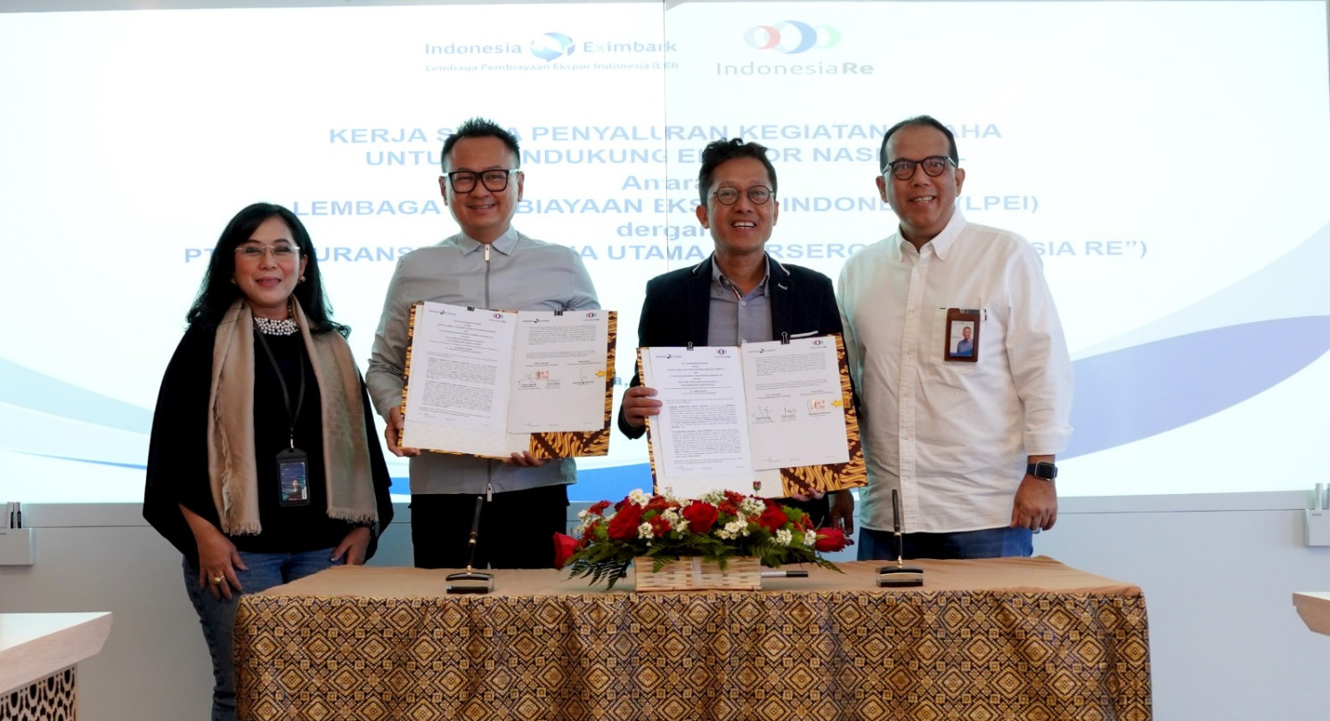 Perkuat Sinergi, Indonesia Re Jalin Kerja Sama dengan LPEI - JPNN.com