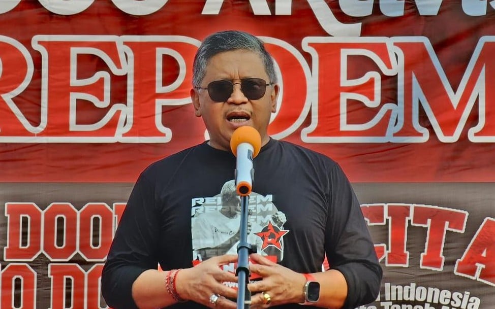 Sekjen PDIP Hasto Kristiyanto di Jakarta Pusat, Sabtu (9/9). Foto: Dokumen DPP PDIP.