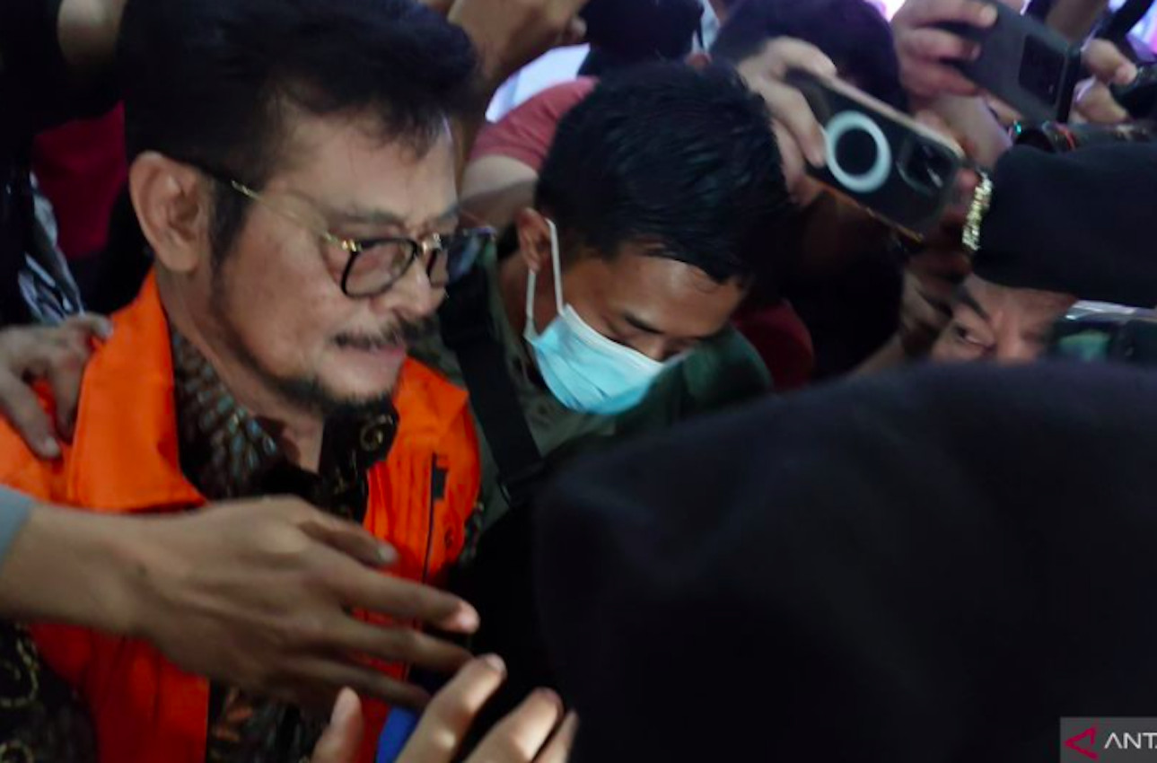 Mantan Menteri Pertanian Syahrul Yasin Limpo (SYL) menjalani pemeriksaan lanjutan di Bareskrim Polri, Jakarta, Rabu (29/11/2023), setelah penetapan Firli Bahuri sebagai tersangka. Foto: ANTARA/Laily Rahmawaty