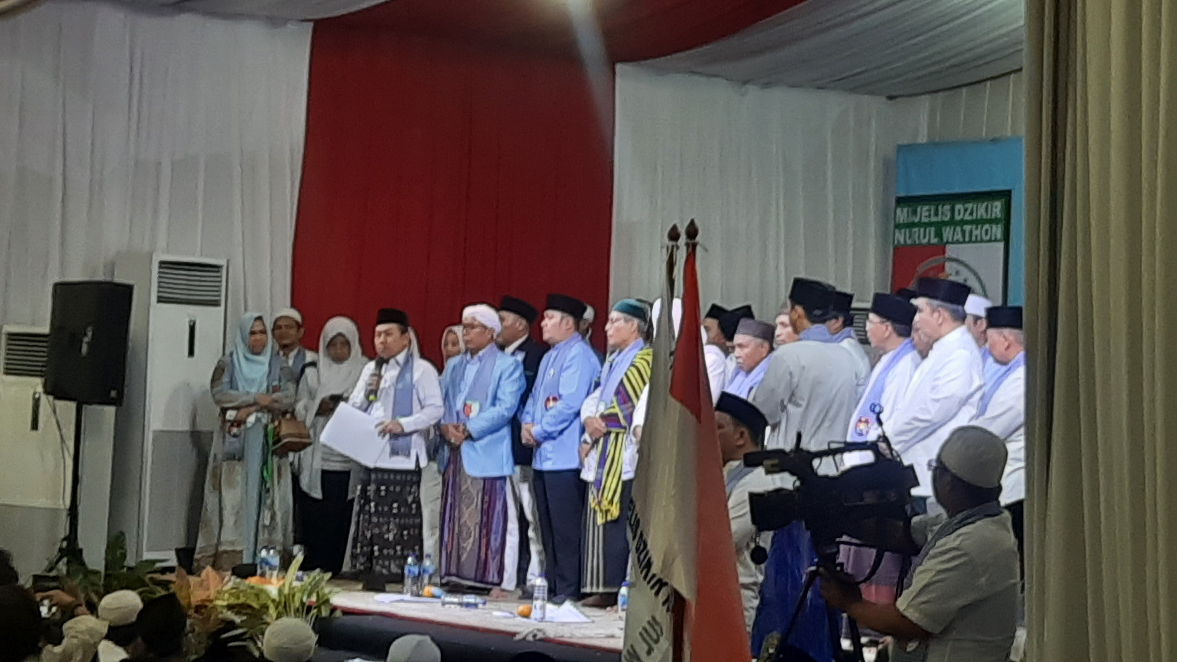 Majelis Dzikir Nurul Wathon Dukungan Prabowo-Gibran di Pilpres 2024 - JPNN.com