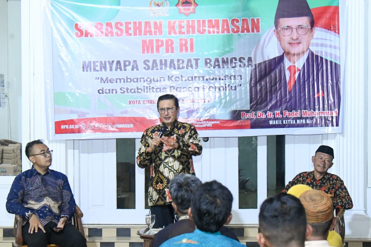Wakil Ketua MPR Fadel Muhammad Ajak Rakyat Indonesia Menjaga Harmonisasi Usai Pemilu - JPNN.com