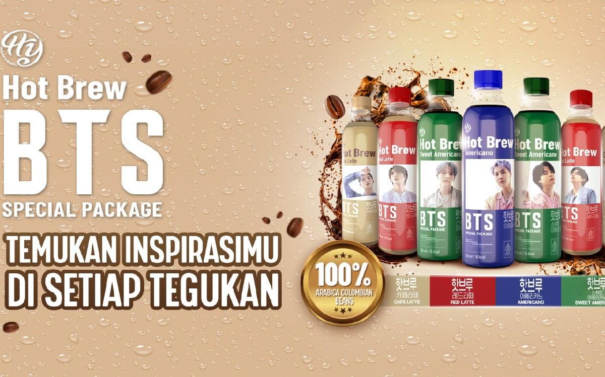 Hadir di Indonesia, BTS Hot Brew Coffee Dikemas Dalam Kemasan Eksklusif - JPNN.com