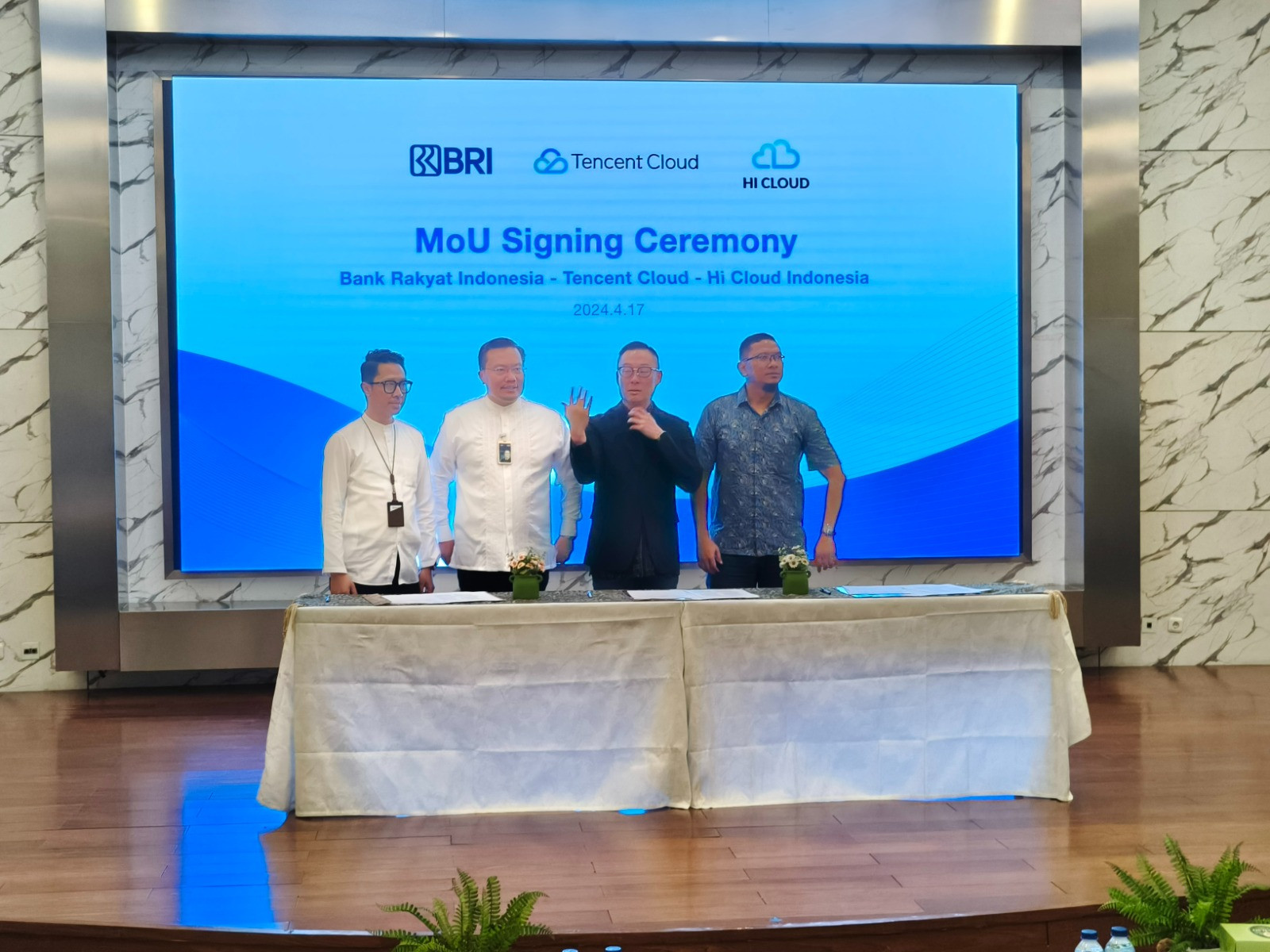 BRI Gandeng Tencent Cloud dan Hi Cloud Indonesia untuk Perkuat Kapabilitas Digital - JPNN.com