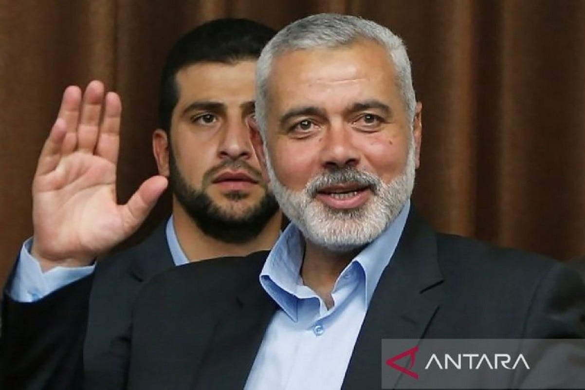 ilustrasii. Pemimpin Hamas Ismail Haniyeh. Foto: ANTARA/albalad.co/aa.
