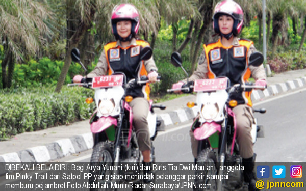 Pinky Trail Satpol PP, Personelnya para Wanita Cantik 