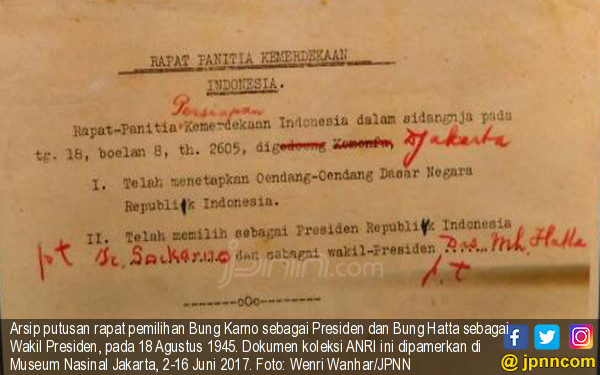 Bagaimana Cerita Pemilihan Presiden Pertama Indonesia? - Historiana