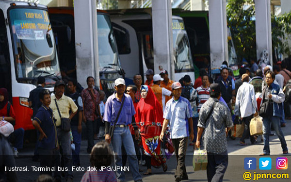 Libur Nataru, Jumlah Penumpang di Terminal Meningkat 