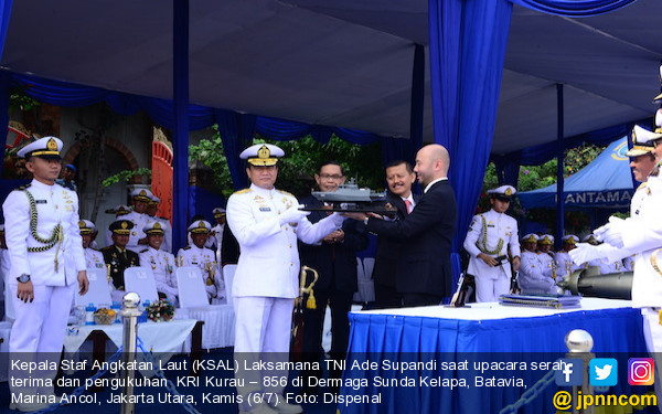 KRI Kurau 856 Resmi Masuk Jajaran Armada TNI AL 