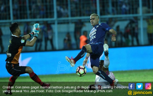  Arema  FC  Dibekuk Persipura Kata  Aji Santoso Ini 