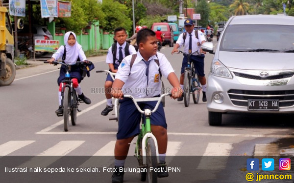 Program Baru Rajin Naik Sepeda ke Sekolah  Bakal Dapat 