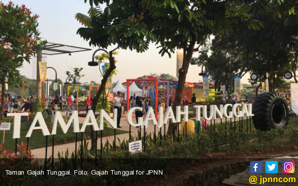 Aduhai Cantiknya Taman Gajah Tunggal Di Tangerang Daerah