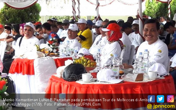 Menteri Luhut Buka Tour de Mollvccas, Ini Harapannya - JPNN.COM