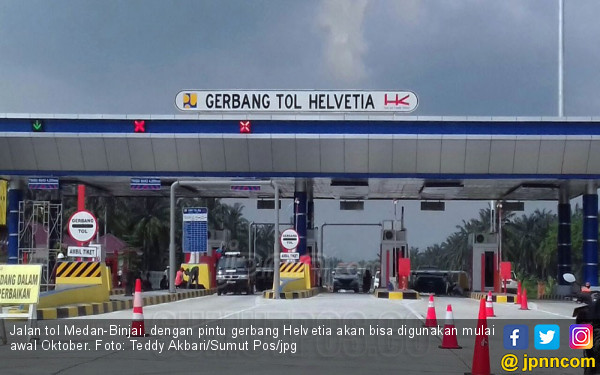  Tol  Medan Binjai Lewat 2 Pintu  Ini Bisa Dilalui Pekan 