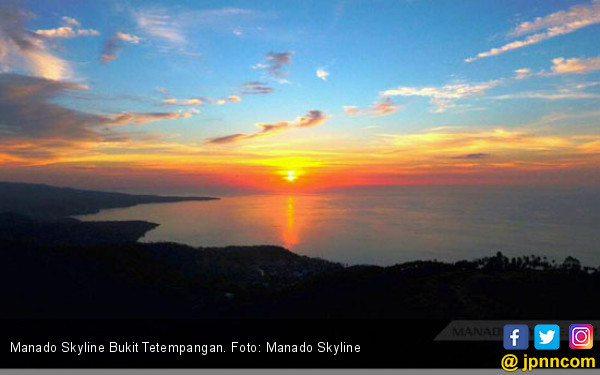 Manado Skyline Tetempangan Hill, Surga Pencinta Paralayang 