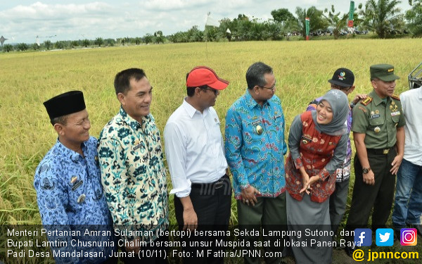 Mentan Datang, Bupati Lamtim: Saya Merasa Seperti Mimpi 