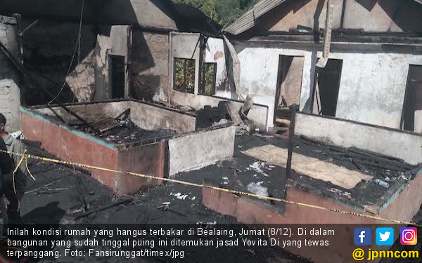  Rumah  Terbakar Empat  Orang Tewas Terpanggang di Matim 