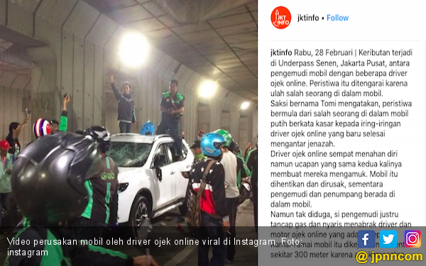 Kasus Perusakan Mobil Aplikator Ojek Online Perlu 