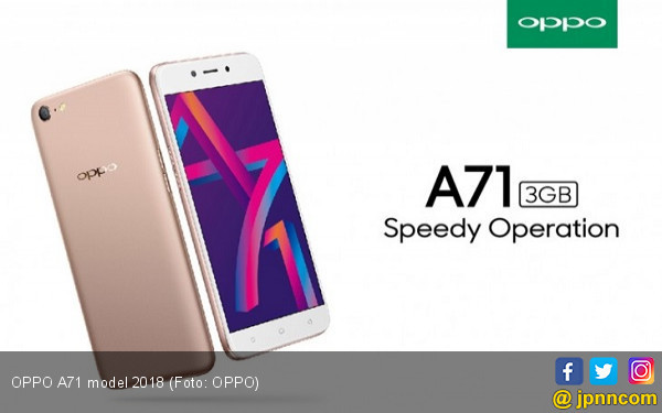 OPPO A71 2018 Cocok Buat yang Suka Selfie - JPNN.COM