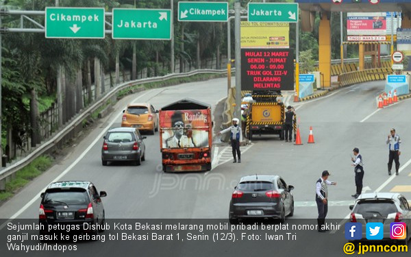Sumpah tak Tahu Aturan  Ganjil  Genap  di Tol  Jakarta 