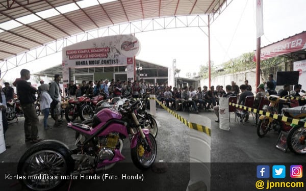 Kontes Modifikasi Honda Tantang 1900 Modifikator Adu Kreasi - JPNN.COM