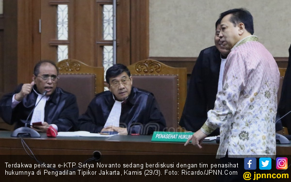 Terbukti Jadi Koruptor e-KTP, Novanto Mengaku Pikir-pikir - JPNN.COM