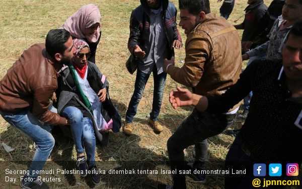 Video Kekejaman Israel Saat Land Day Beredar Sungguh Brutal Jpnn Com Mobile