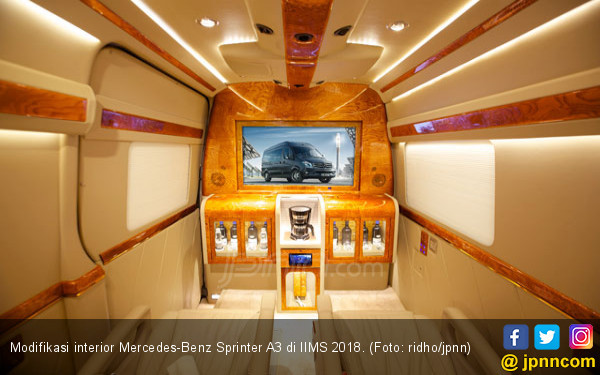  Interior  Mercedes Benz Sprinter A3 Bak Kamar Hotel Bintang 