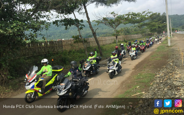 Honda PCX  Hybrid Lebih Dekat ke Penggemarnya di Banyumas 