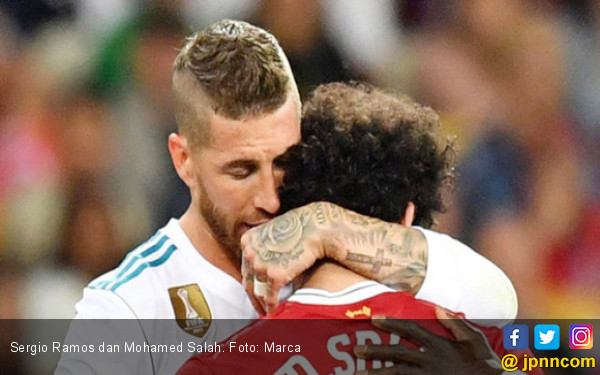 Mohamed Salah Cedera, Sergio Ramos Dituntut Rp 16,2 