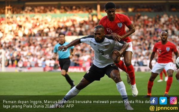 6 Hari Jelang Piala Dunia 2019 Marcus Rashford Unjuk Gigi 