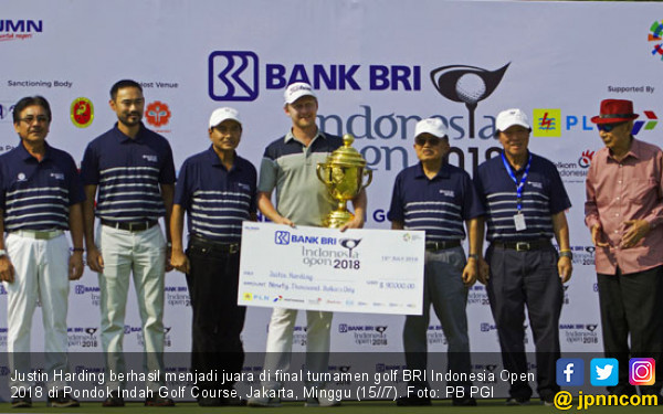 Kalahkan Panas, Justin Harding Juara BRI Indonesia Open 