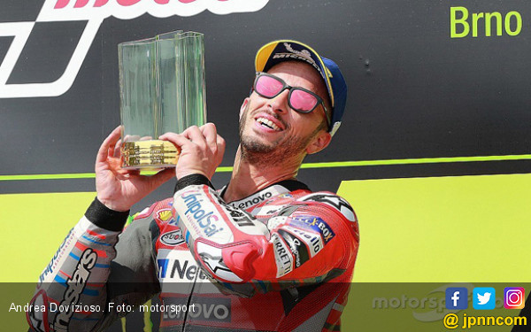 Hasil MotoGP Ceko: Dovizioso Menang, 5 Pembalap jadi Korban - JPNN.COM