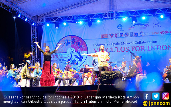 Konser Vinculos 2018 Pukau Masyarakat Ambon - JPNN.COM