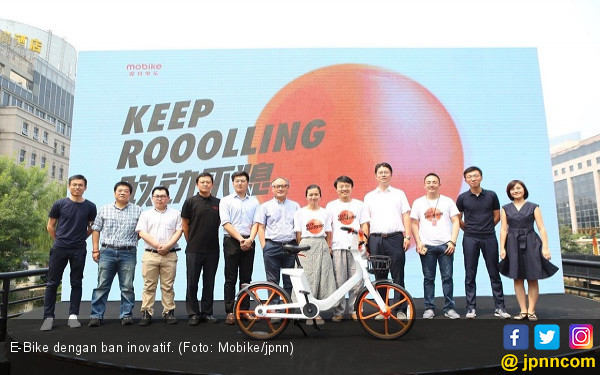 Mobike Luncurkan E-bike dengan Teknologi Ban Inovatif - JPNN.COM