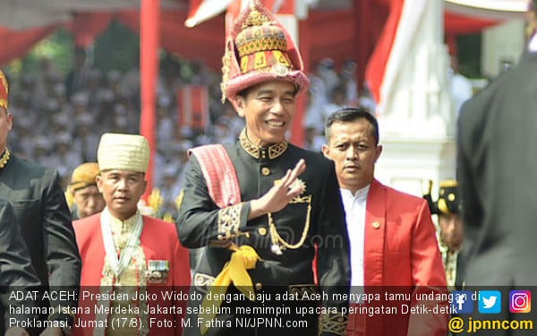 Rencong dan Meukeutop Jokowi  Menggetarkan Caleg Aceh 