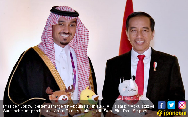 Jokowi Terima Pangeran Arab Jelang Pembukaan Asian Games - JPNN.COM